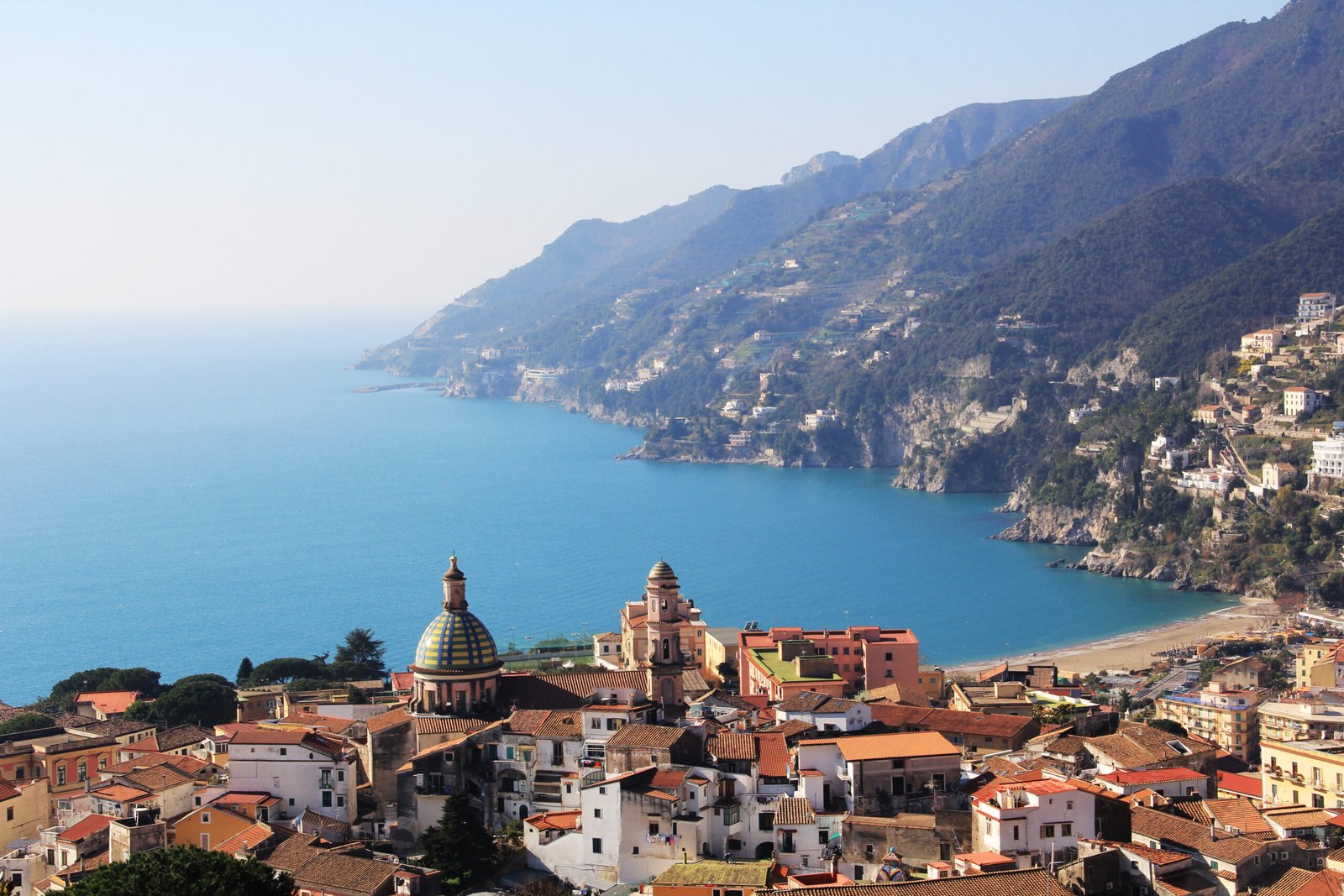 Paesaggio collinare e costiero di Vietri sul Mare, Campania